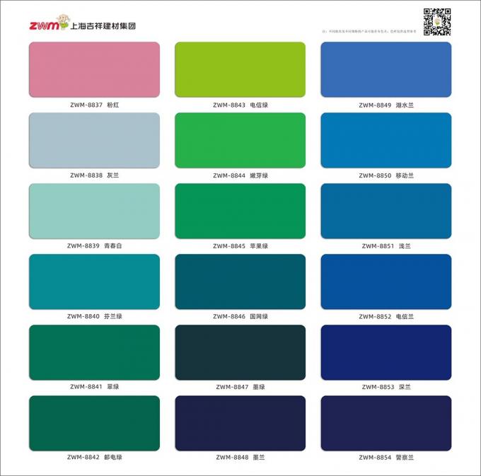 Peso leggero pannello composito in alluminio ACP di colore lucido per uso in edifici e interni 5