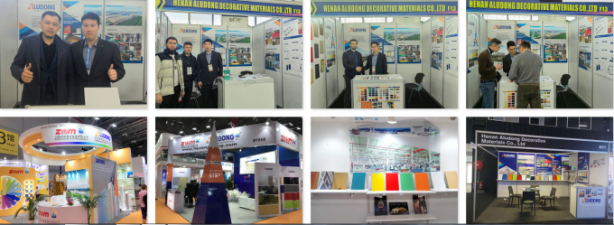 Peso leggero pannello composito in alluminio ACP di colore lucido per uso in edifici e interni 17