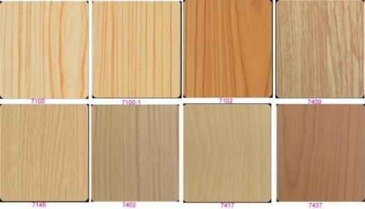 strato composito di alluminio di legno del pannello di 0.3mm per il muro non portante 1220*2440 della decorazione