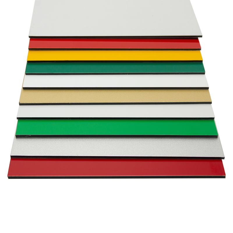 Pannello composito di alluminio ACP Alucbond per cartelloni di stampa Rivestimento di cortina Rivestimenti murali Decorazione interna