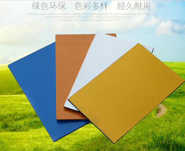 Produttore diretto pannello composito in lamiera di alluminio ACP da 4 mm per rivestimento di pareti esterne, prezzo di fabbrica