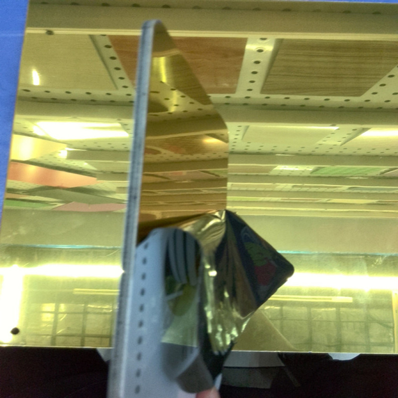 Pannello composito di alluminio specchio rivestito in nano-PVDF per decorazioni architettoniche eleganti e moderne