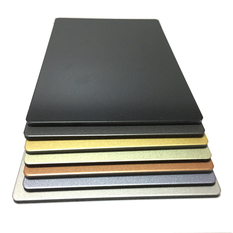 Pannello composito in alluminio PVDF ad alta allungatura con rivestimento PE in vari colori