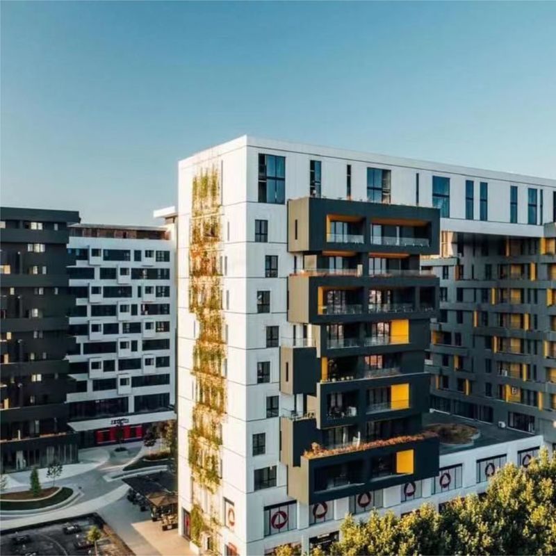 Alucobond Standard A2 Fireproof Aluminium Composite Panel ACM 4mm, peso leggero per muro a tenda