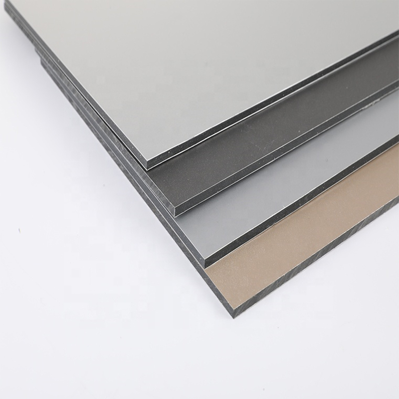 4*0,3 mm pannello composito di alluminio rivestito in PVDF ACP per materiali da costruzione e decorazioni esterne