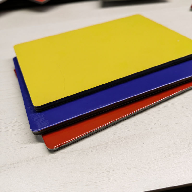 Pannello composito in alluminio su misura 4x8 ft ACP/ACM campione gratuito 3mm 4mm per la decorazione dei rivestimenti murali