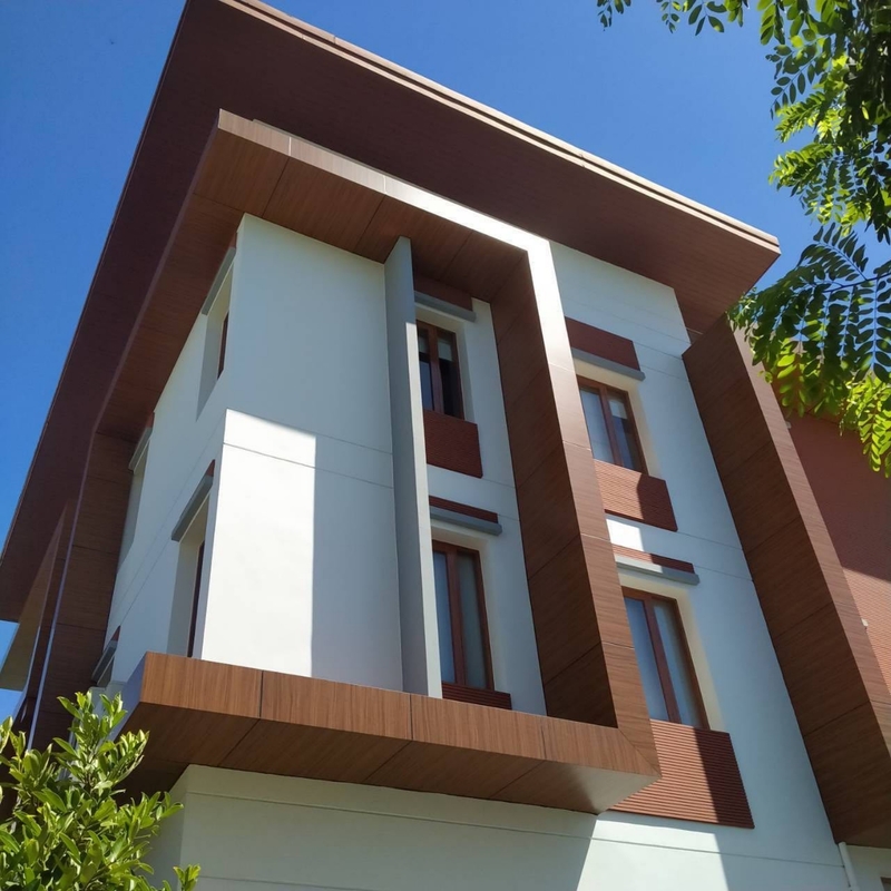pannello composito in alluminio a base di PE incrollabile 3 mm bianco lucido ACM ACP per materiali da costruzione