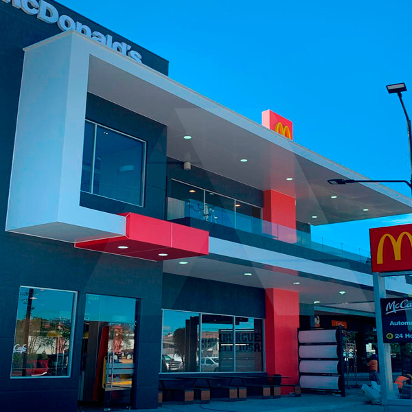 Materiale per la decorazione delle pareti per tende esterne PE PVDF 4 mm ACP Acm Aluminium Composite Panel