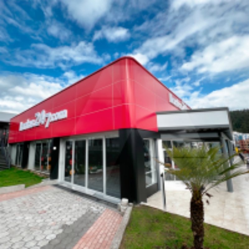 Materiale da costruzione decorativo B1 ACP a prova di fuoco Rivestimento murario 4 mm pannello composito in alluminio