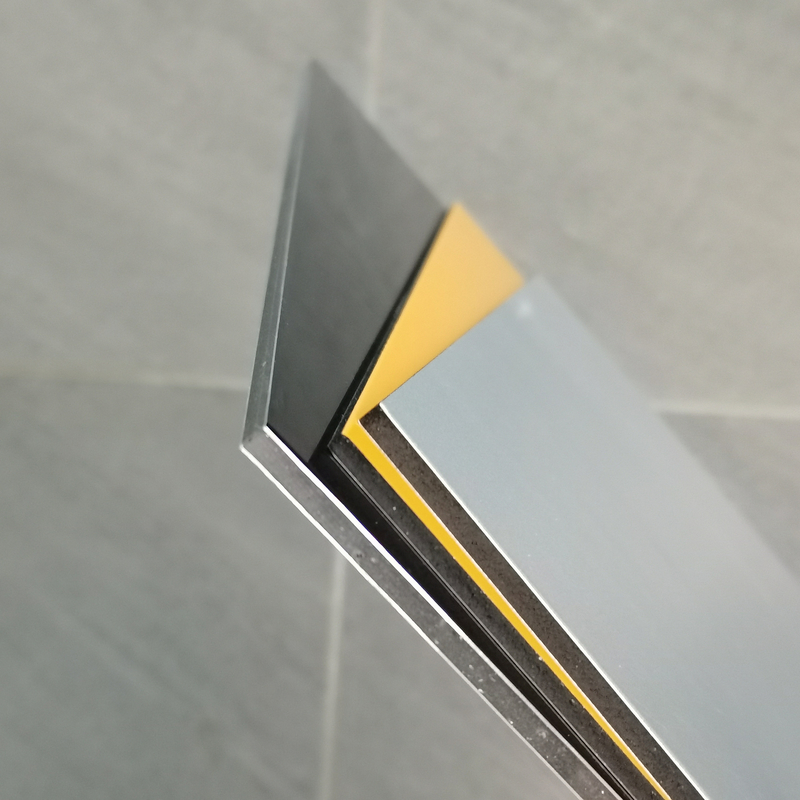 Pannello composito in alluminio a base di nucleo infrantabile da 3 mm a 4 mm ACP Acm