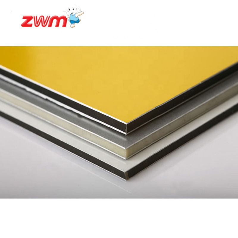 Alucobond Standard A2 Fireproof Aluminium Composite Panel ACM 4mm, peso leggero per muro a tenda