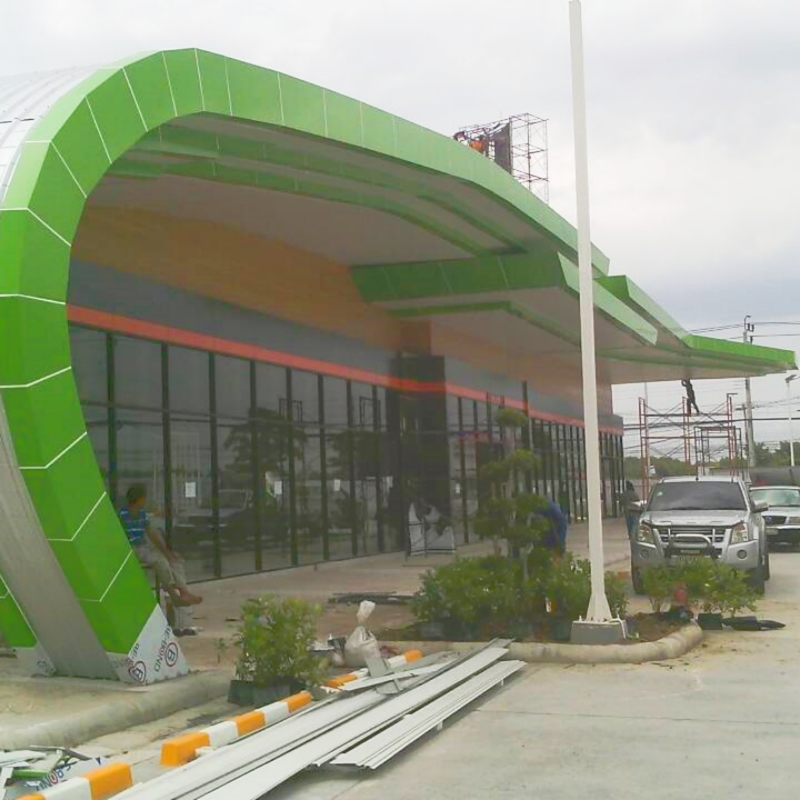 1500*5000*4mm pannello composito in alluminio PVDF Acm per pareti a tenda e rivestimenti esterni