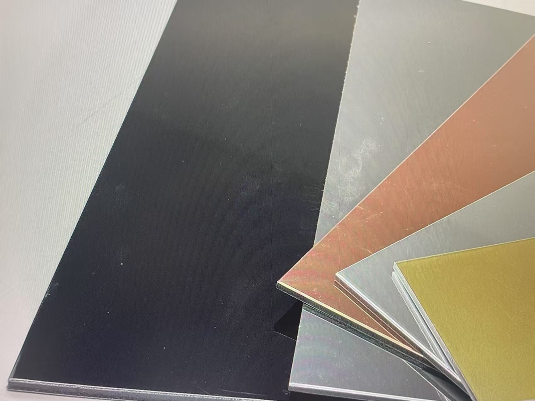 Pannello composito di alluminio spazzolato protettivo in nano-PVDF per decorazioni architettoniche