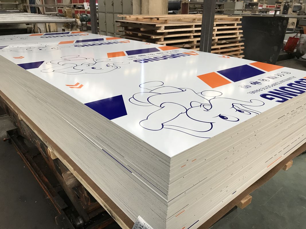Lastra ACP da 3 mm per grande capacità produttiva, rivestimento nanometrico, antimuffa e resistente agli agenti atmosferici per cucine, ristoranti, certificazione CE