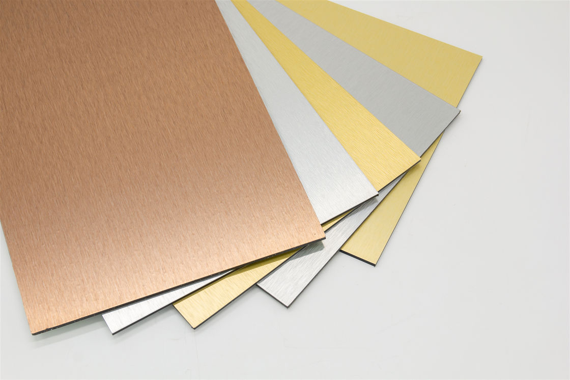 Fabrica diretta 3mm spazzolato ACP Nano Rivestimento, peso leggero e anti-impronte digitali per TV Parete di sfondo Best seller