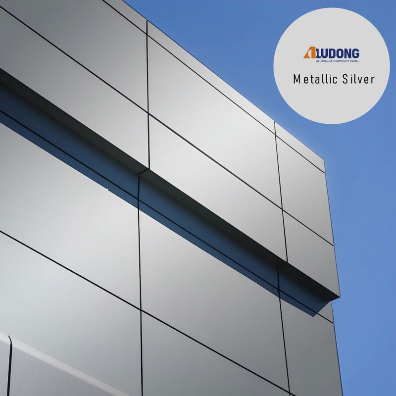 Pannelli compositi in alluminio rivestito in PVDF da 4 mm, leggeri e resistenti alle intemperie, per il rivestimento di facciate continue esterne