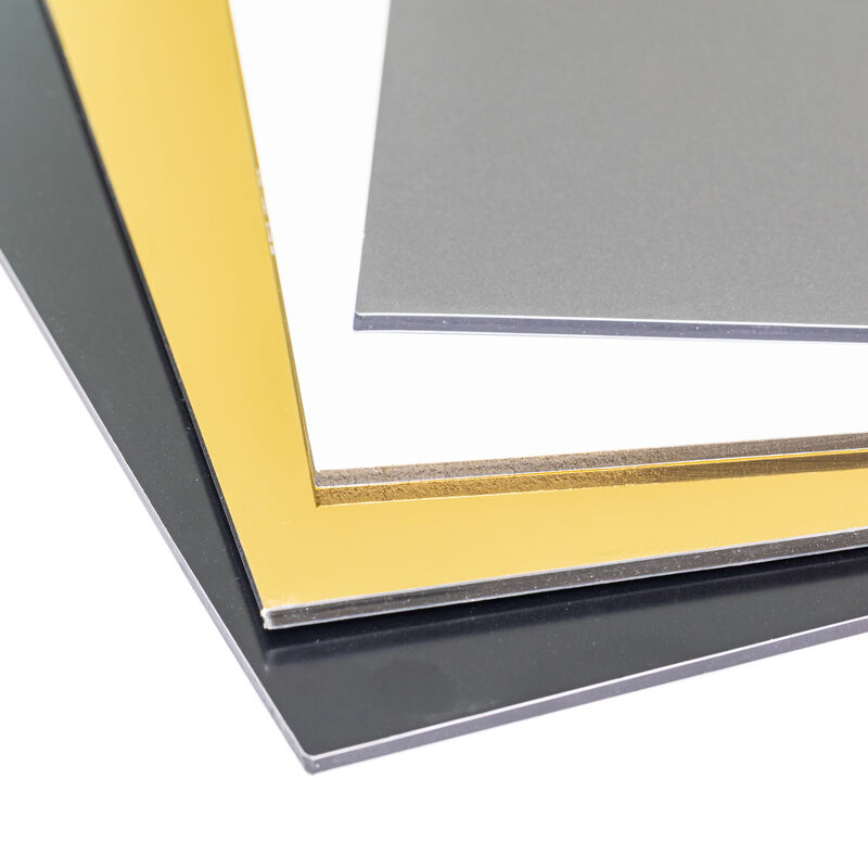 ISO 9001 Fabbrica 4mm ACP Sheet PVDF Coating Economica e durevole per facciate di edifici Spedizione rapida