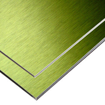 Vendita calda ACM/ ACP pannello composito di alluminio anodizzato spazzolato 4 mm, rivestimento PVDF, resistente agli graffi per cabina dell'ascensore