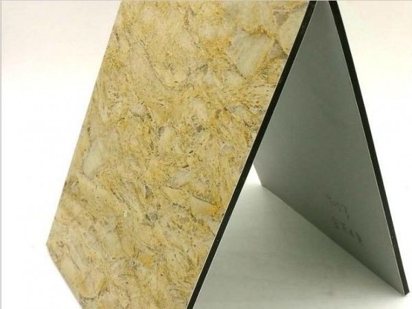 Fabbrica di marmo diretto ACP 3mm, PE PVDF Rivestimento, impermeabile e antigraffi per parete esterna della villa Spedizione rapida