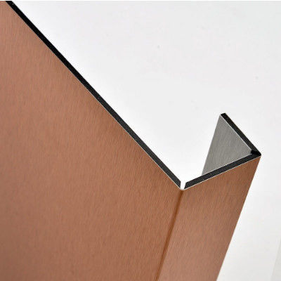 In magazzino 1220*2440mm pannello di alluminio spazzolato PVDF rivestito, resistente alle intemperie per muro di tenda ISO 9001Fabbrica
