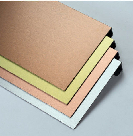 Pannello composito di alluminio colorato ACP con alucobondo a disegno per rivestimento di cartelloni pubblicitari
