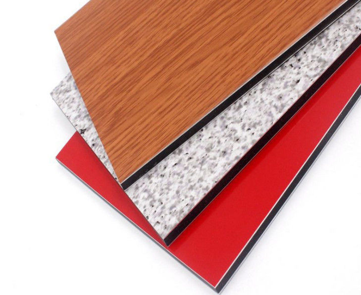 OEM Factory Grano di legno ACP 4mm, Rivestimento PVDF, Superficie antirrottura per rivestimenti murali esterni interni Best seller