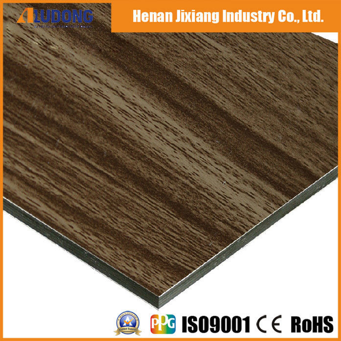 OEM Factory Grano di legno ACP 4mm, Rivestimento PVDF, Superficie antirrottura per rivestimenti murali esterni interni Best seller