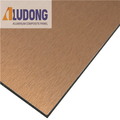 Prezzo di fabbrica pannello di alluminio spazzolato ACP/ACM 4x8 Ft, nano rivestimento, facile installazione per parete divisoria