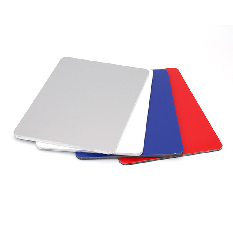 Pubblicità PE Core 0.3mm ACP Alucobond Drawing Aluminum Composite Panel Per Pareti Tende Rifugio Interno