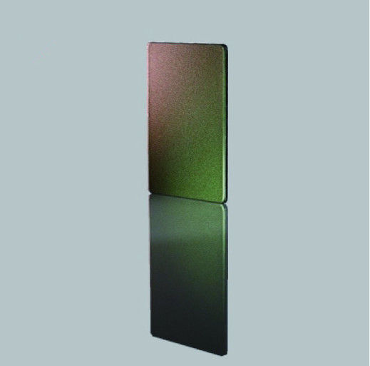Pannello composito di alluminio specchio testato SGS in larghezza 1220 mm e spessore di alluminio 0,15 mm