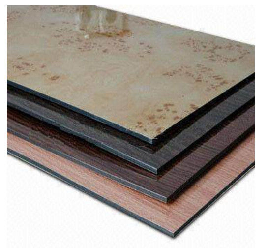 Imballaggio sicuro 3mm Granello di marmo ACM/ ACP PE Rivestimento PVDF, facile pulizia e resistente agli graffi per la cucina Backsplash in magazzino