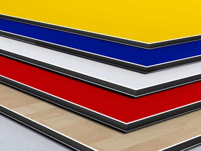 Il pannello composito di alluminio per il poliestere UV di colori dei lati di stampa due ha trattato