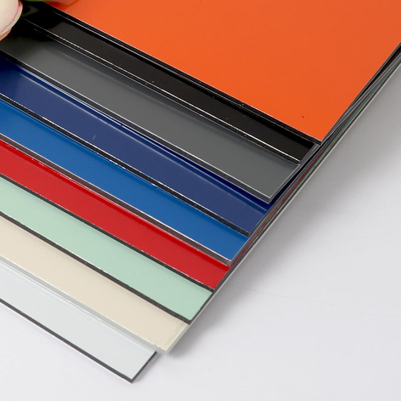 Pubblicità PE Core 0.3mm ACP Alucobond Drawing Aluminum Composite Panel Per Pareti Tende Rifugio Interno