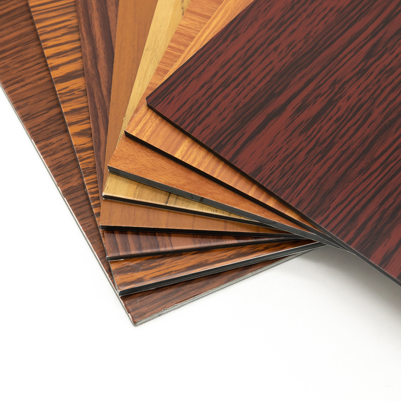 Pannello composito in legno di alluminio per decorazioni interne ed esterne SGS