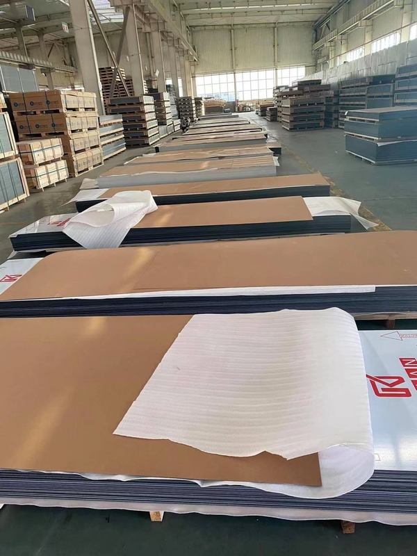3mm PVDF hanno ricoperto i colori di legno metallici dello specchio del granito di alta lucentezza ACP