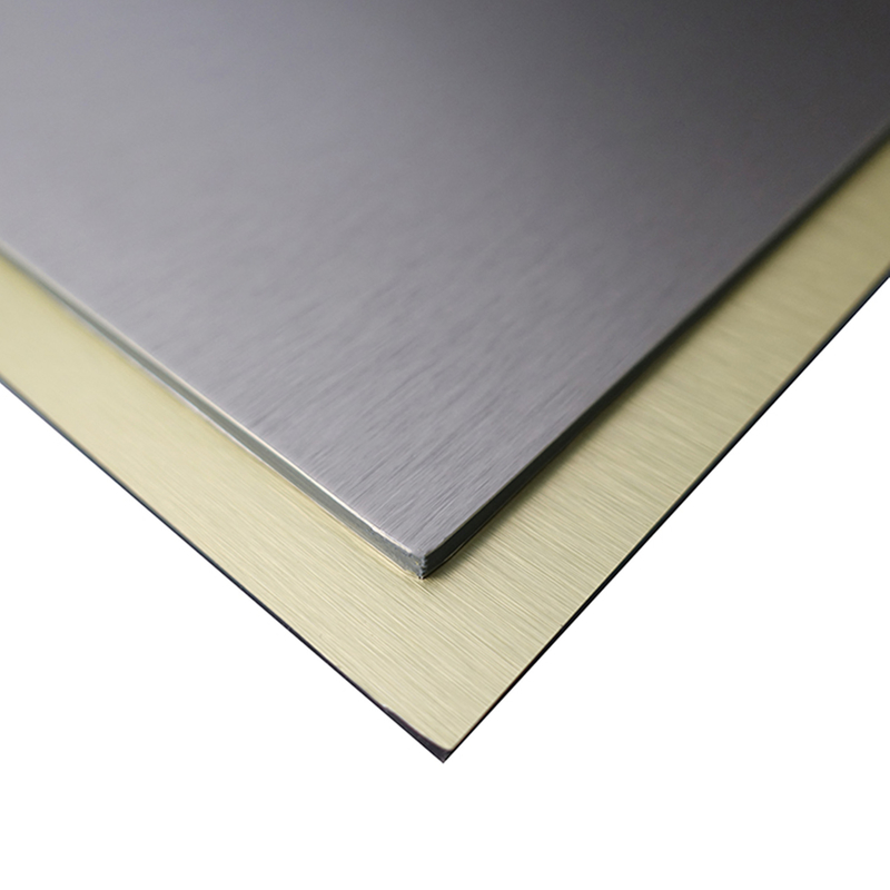 Pannello composito in alluminio con rivestimento PVDF da 25um-30um per facciate di edifici moderni e eleganti