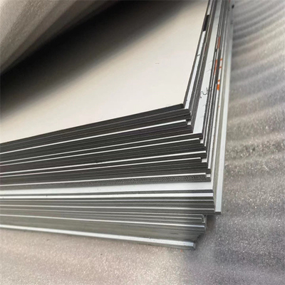 Specchio pannello composito in alluminio PE PVDF rivestimento 0,3 mm alluminio argento rame oro