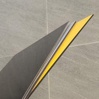 pannello composito di alluminio di 1220mm PVDF Acm per la costruzione del rivestimento esterno della parete