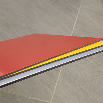 Rivestimento composito di alluminio della parete interna del pannello 4mm del panino PVDF