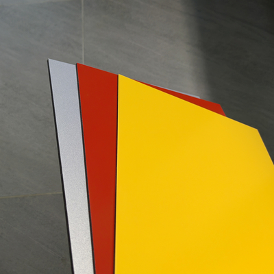 parete interna 1250mm decorativo del pe composito di alluminio del pannello di 3mm Acm PVDF