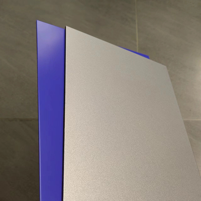 pannello composito di alluminio di 4mm ACP con il rivestimento di PVDF per il rivestimento della parete esterna