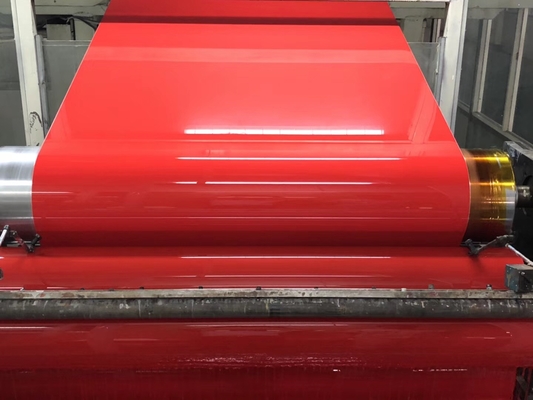 Colore vivo ACP del pannello composito di alluminio rosso del PE e livello elevato 2mm di lucentezza