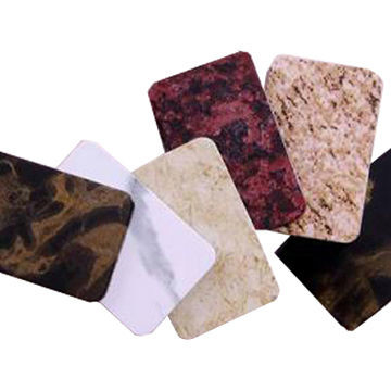 3/4/5mm pannello composito in alluminio colore marmoreo per la decorazione interna