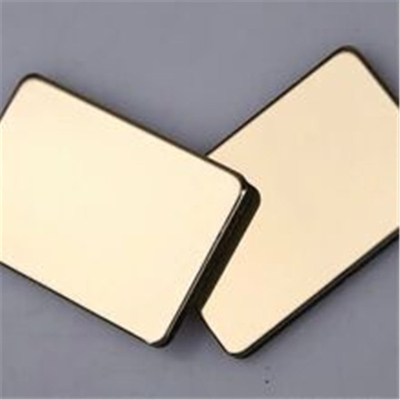 Pannello composito in alluminio rivestito in PE 3 mm - 6 mm Finitura speculare 2440 mm - 5000 mm Lunghezza