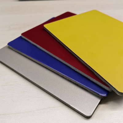 pannello di parete composito di alluminio di 4*0.3mm PVDF Acm per materiale da costruzione