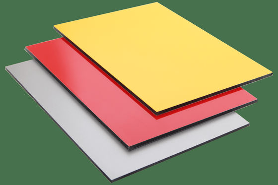 Pannello composito di alluminio FEVE ad alto lucentezza con colori vivaci e vivaci