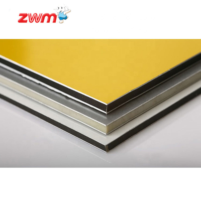 Pannello composito in alluminio PE Ampia gamma di larghezze per varie specifiche di progettazione