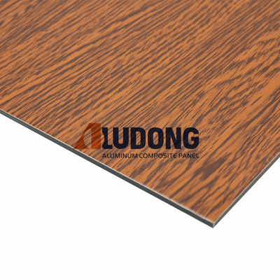 Pannello composito in legno di alluminio versatile materiale da costruzione resistente