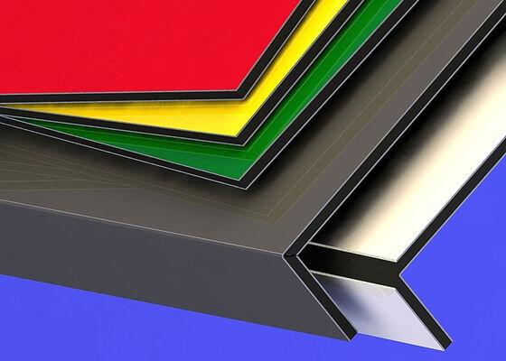 Pannello composito in alluminio FEVE ad alta lucentezza ALUDONG con resistenza