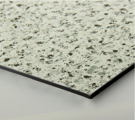 Imballaggio sicuro 3mm Granello di marmo ACM/ ACP PE Rivestimento PVDF, facile pulizia e resistente agli graffi per la cucina Backsplash in magazzino